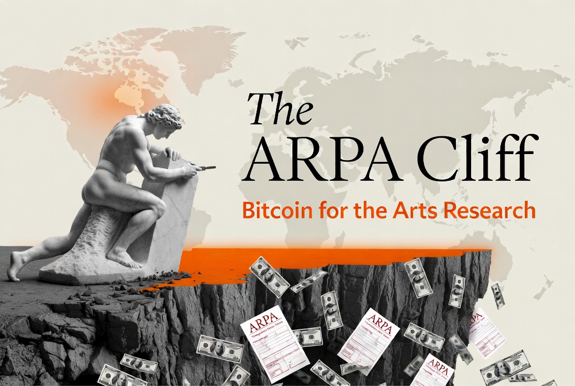 The ARPA Cliff — federal arts funding falls off after the American Rescue Plan dollars expire