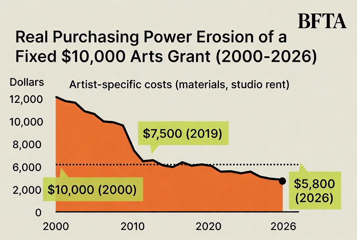 The economics of arts funding under fiat debasement