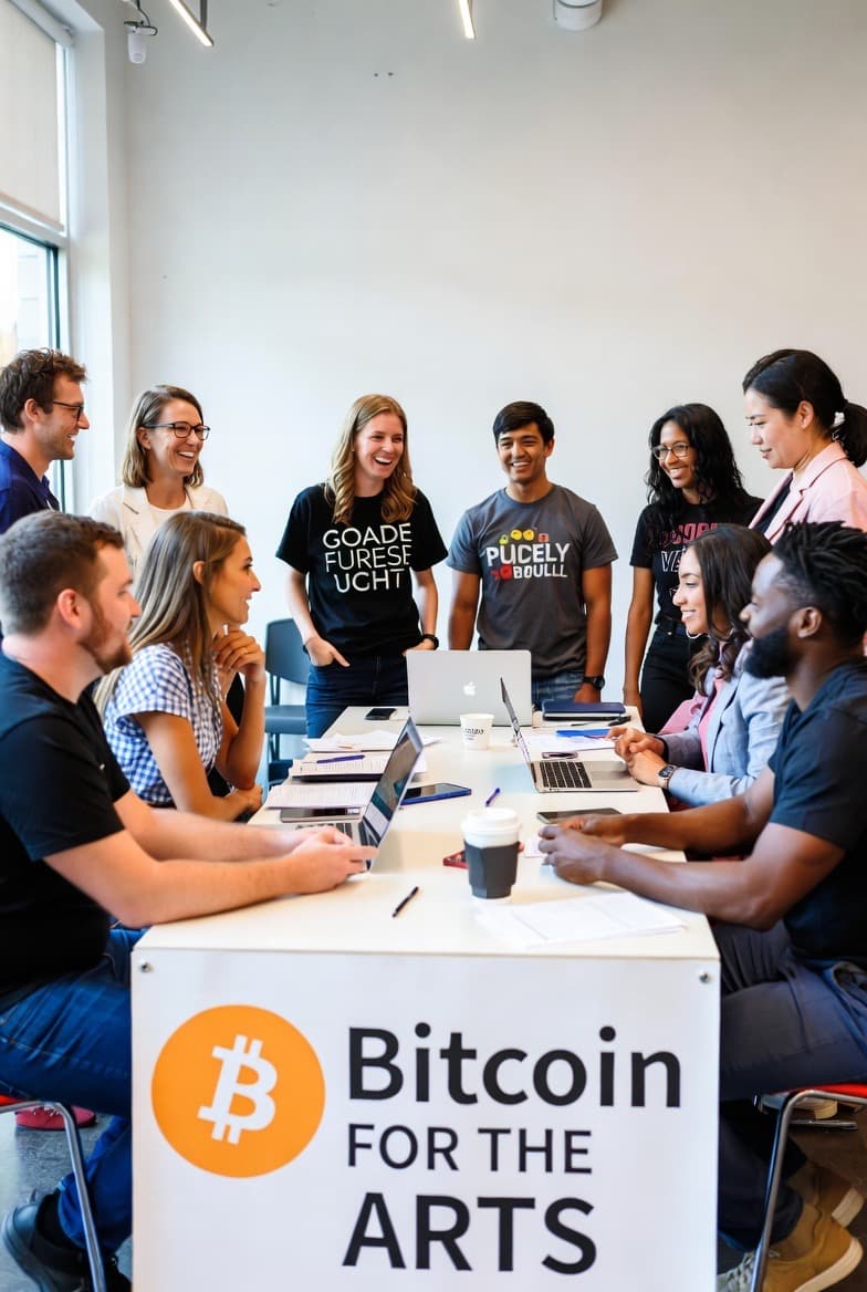 BFTA volunteers supporting the mission of Bitcoin For The Arts.