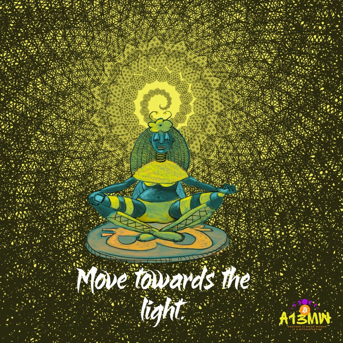 Towards the Light — digital animation art by A13MW