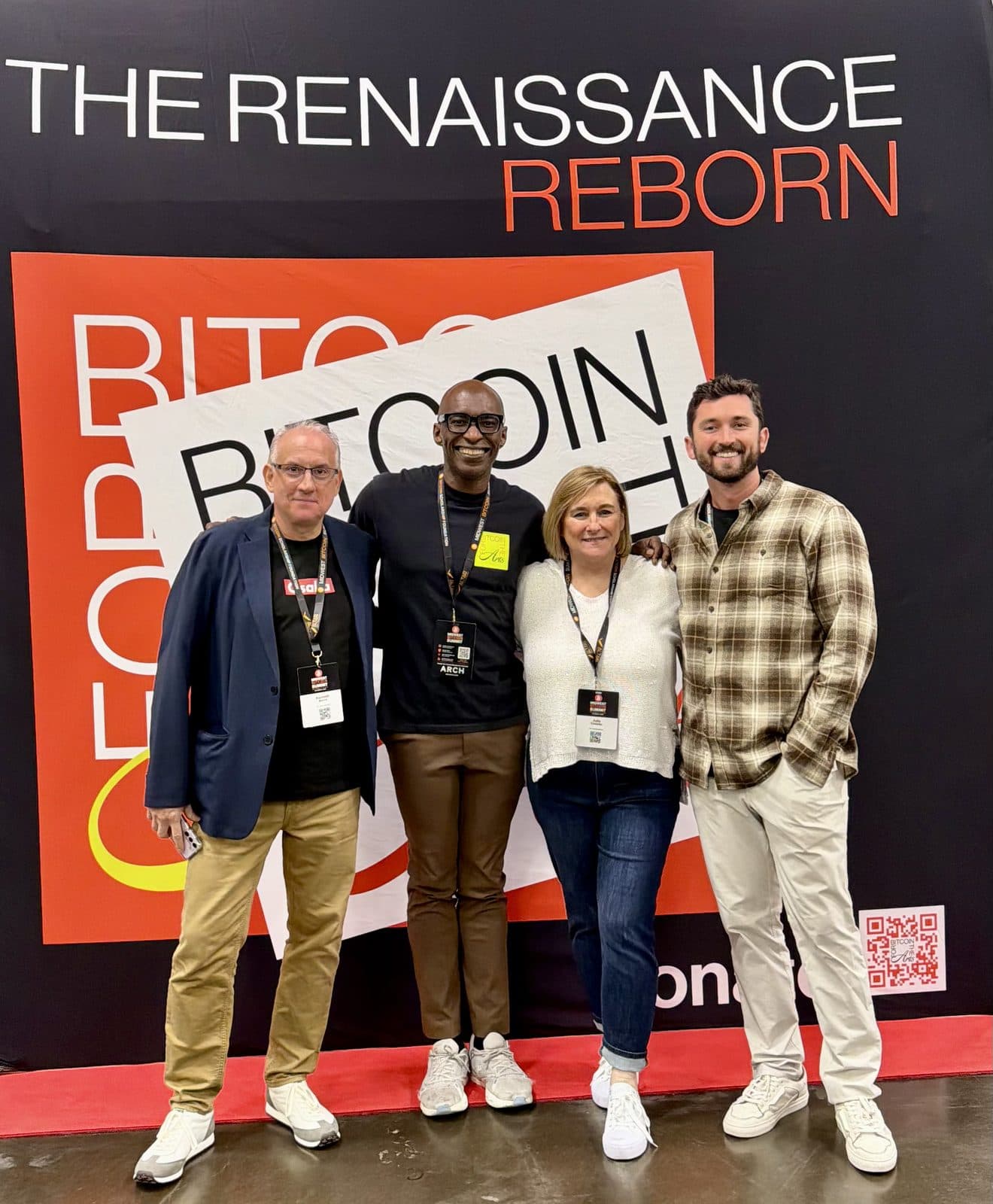 Bitcoin for the Arts board and advisors at the Midwest Bitcoin Summit