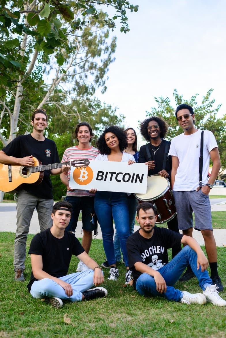 Support artists with Bitcoin.