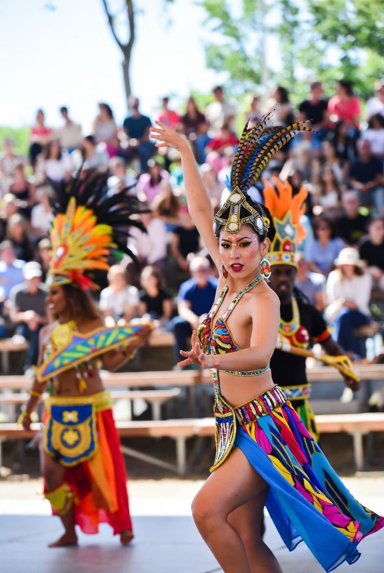 A vibrant community arts festival.