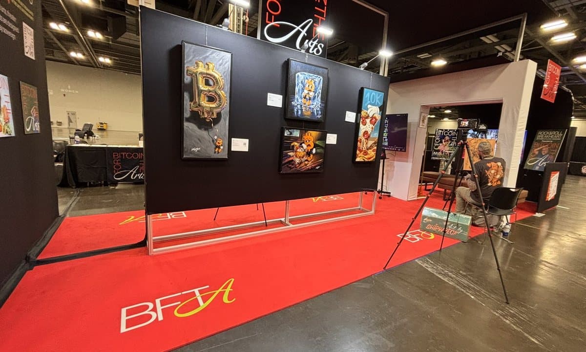 Bitcoin Arts Park booth at the Midwest Bitcoin Summit
