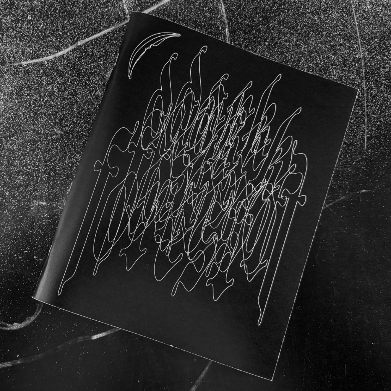 Dark Forest zine cover, essay by Peter Horvath and poetry and photography by bitpunk.fm, designed by No Good Kid
