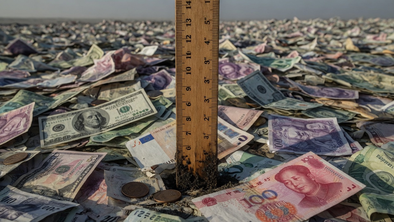 Bitcoin Was Never Supposed to Be an Investment: a ruler measuring fiat